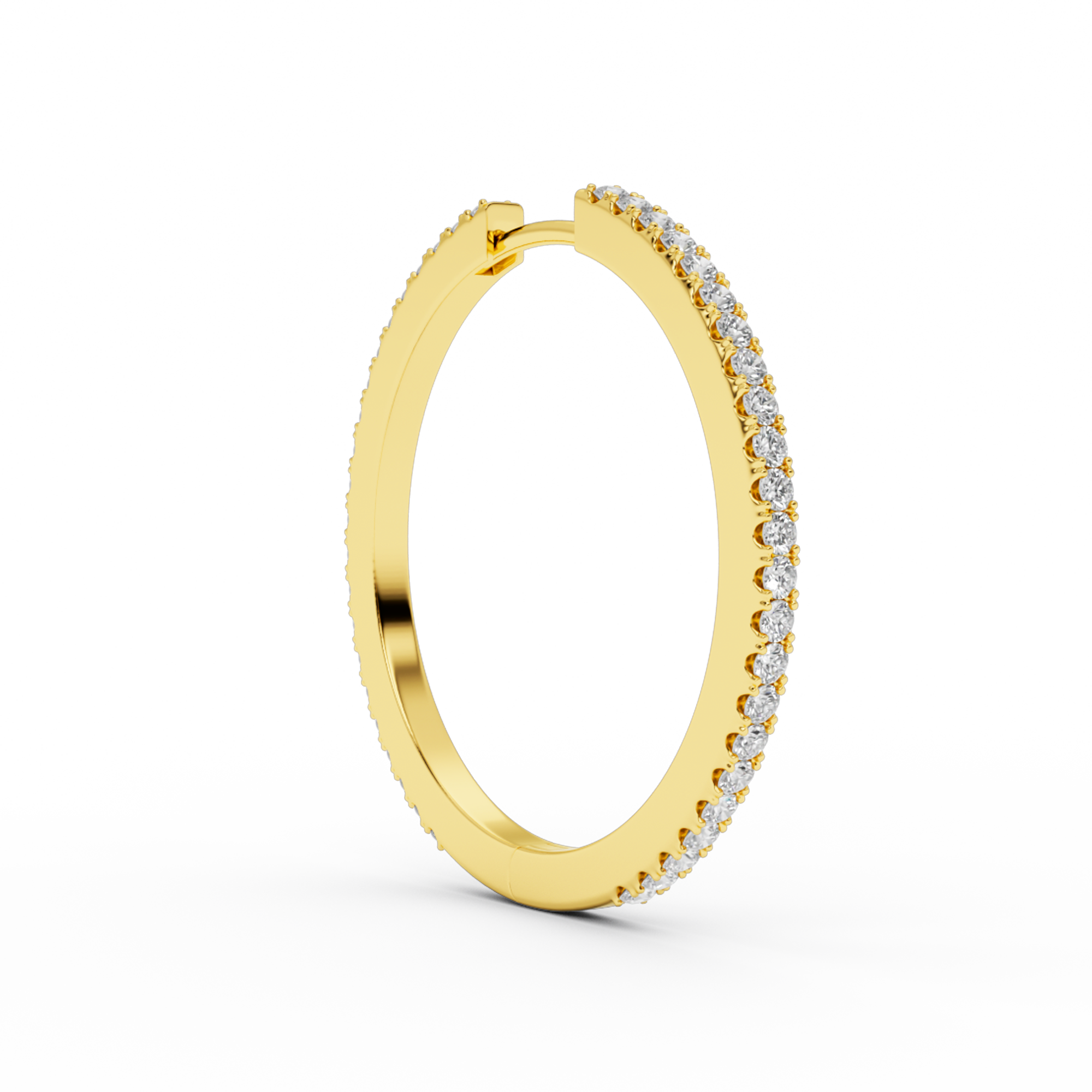billion-avenue-ivy-l-boucle-doreille-doree-30mm image 1