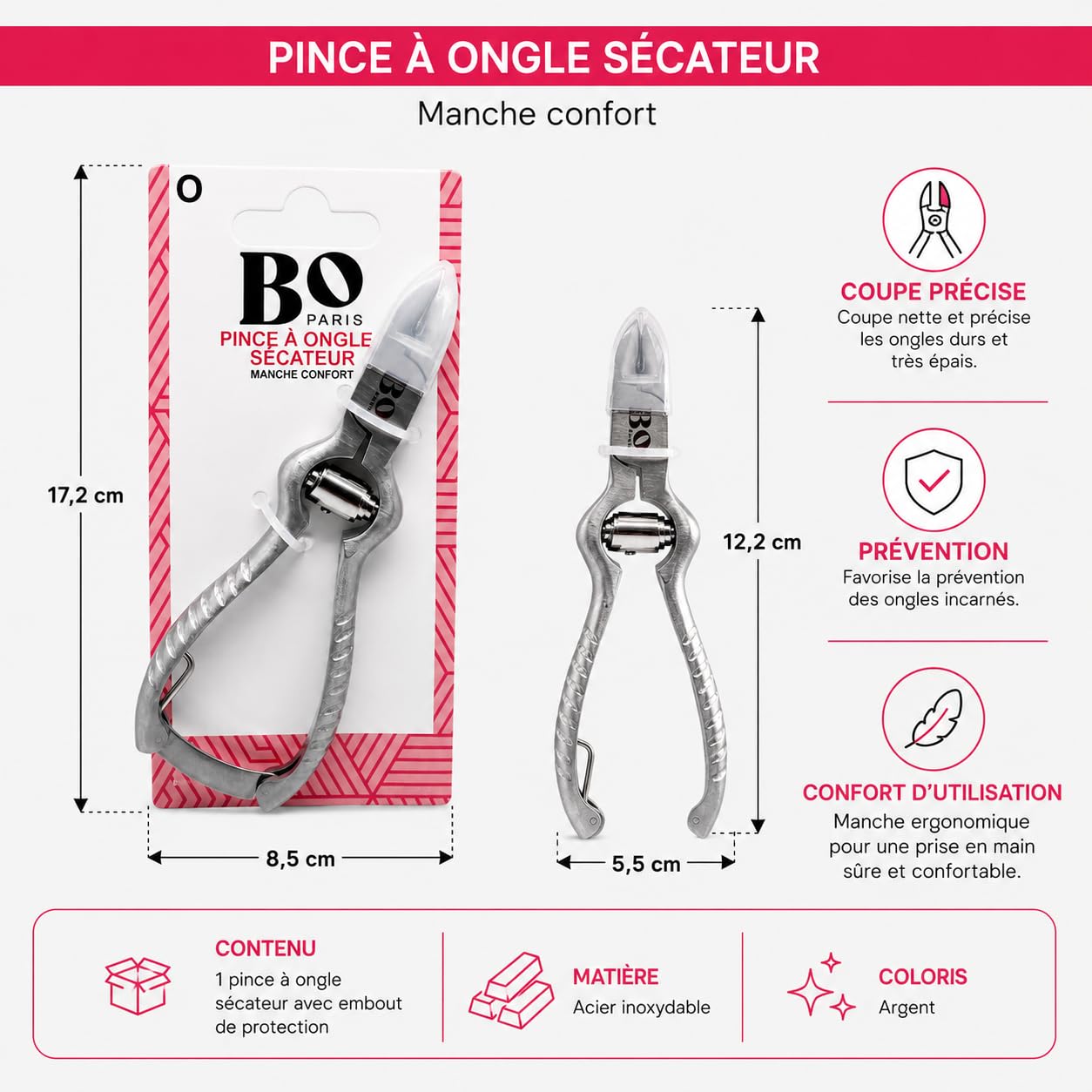 bo-paris-pince-ongles-p-dicure-acier-inoxydable-lot-1 image 2