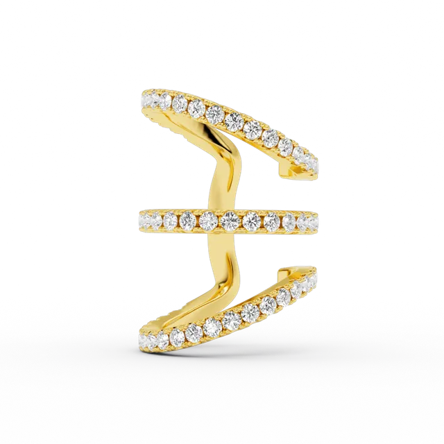 billion-avenue-trio-ivy-diamond-earcuff-dor-mono-zircon image 1