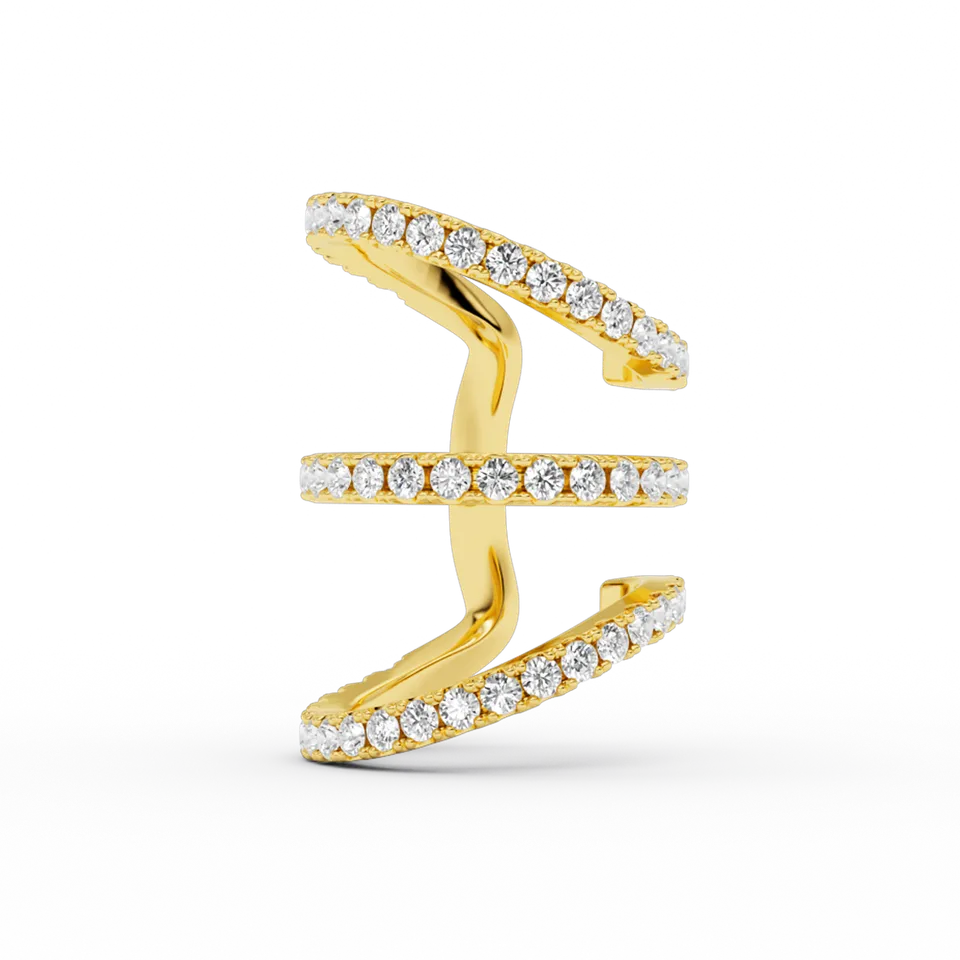 billion-avenue-trio-ivy-diamond-earcuff-dor-mono-zircon image 1