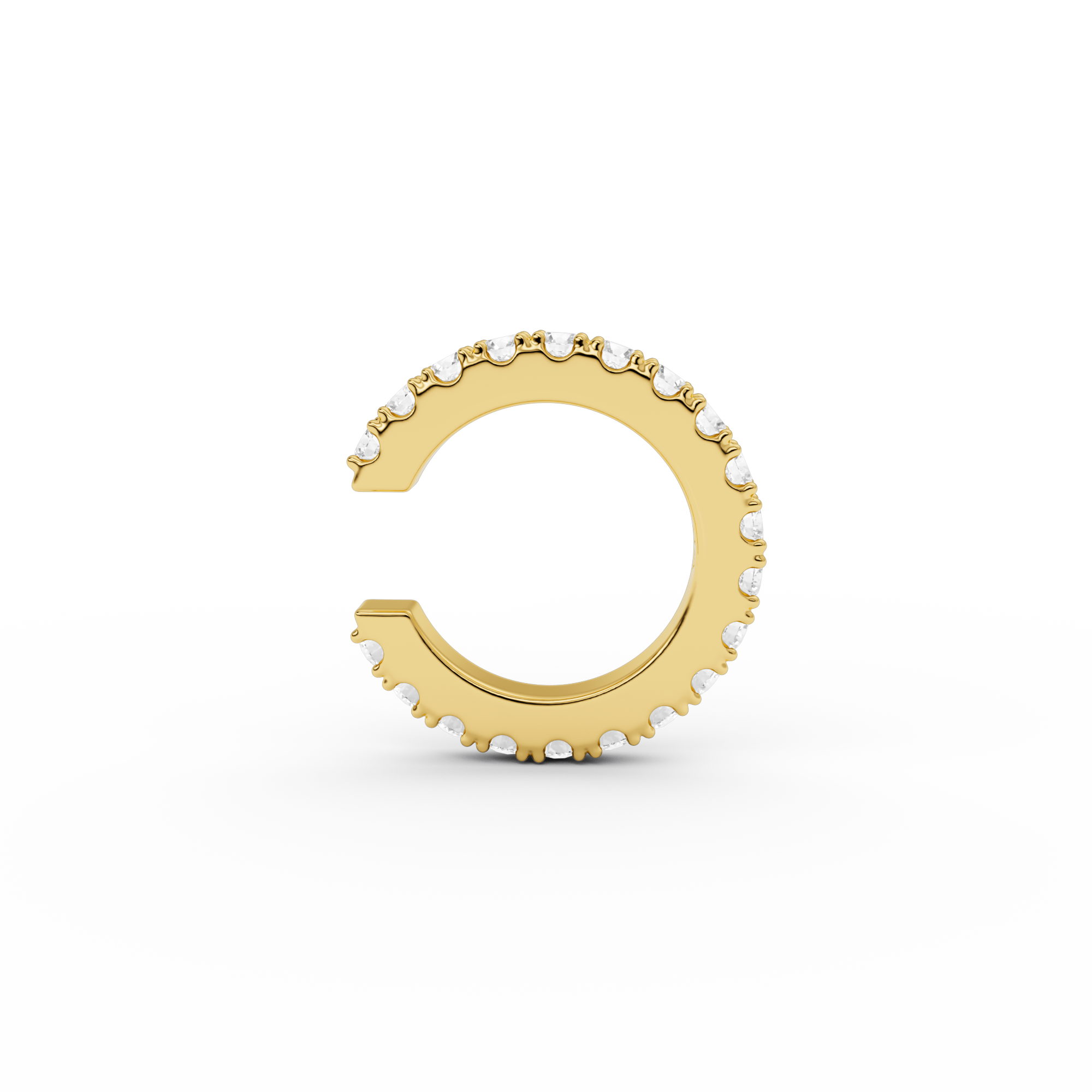 billion-avenue-classic-diamond-earcuff-dor-strass-10-mm image 2