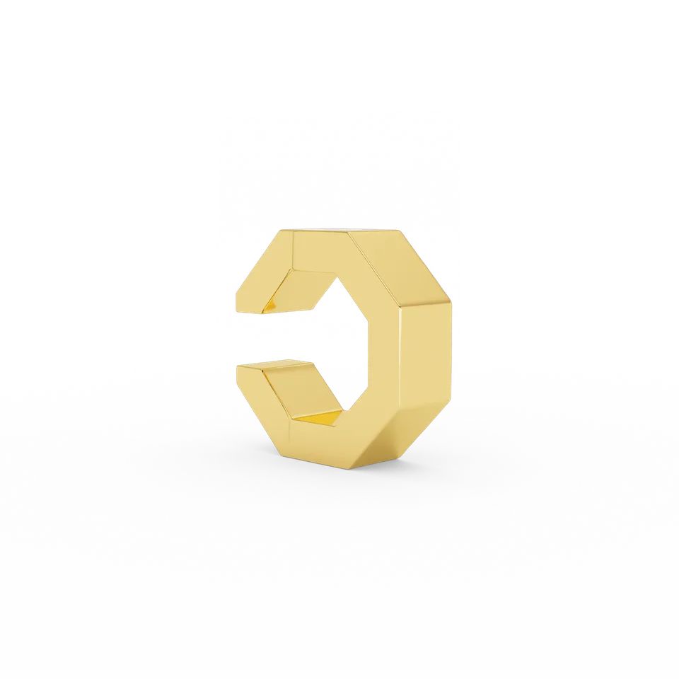 billion-avenue-edge-small-earcuff-dor-1-pi-ce-hypoallerg-nique image 1