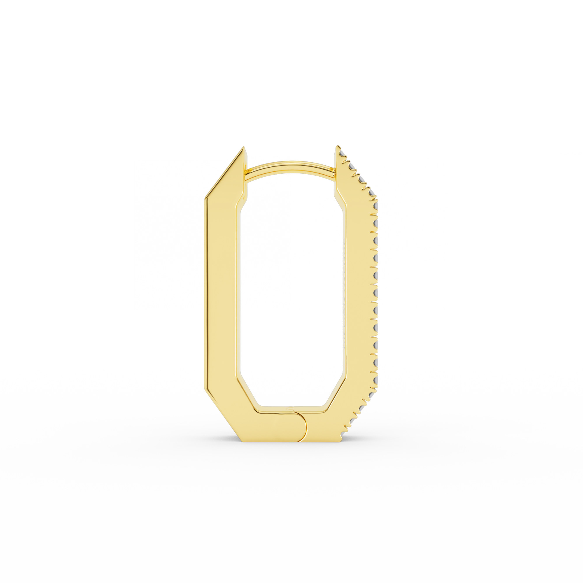 billion-avenue-octa-max-short-boucle-d-oreille-dor-e-zircon-25mm image 2