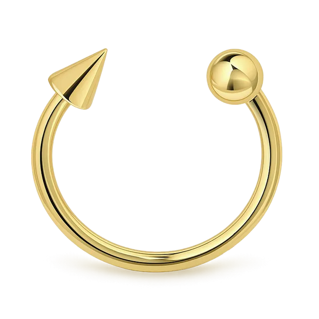 billion-avenue-spike-ball-bracelet-dor-picots image 1