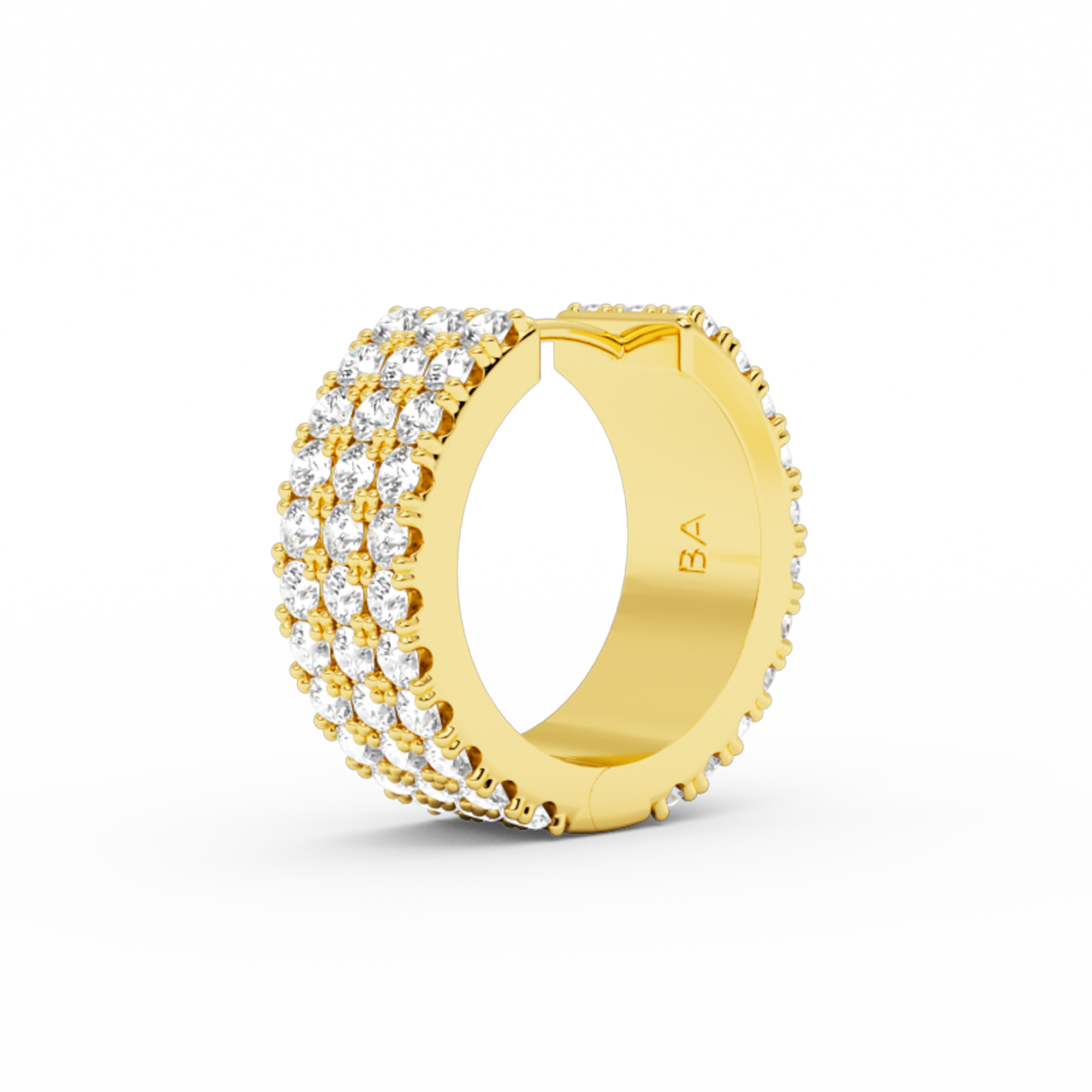 billion-avenue-flat-diamond-boucle-dor-e-strass-23-mm image 4