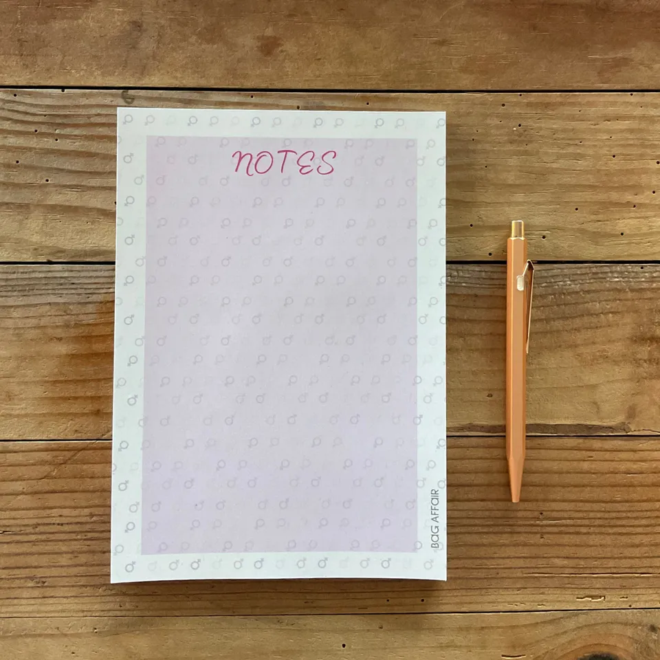 bag-affair-bloc-notes-papier-recycl-a5-semainier image 1