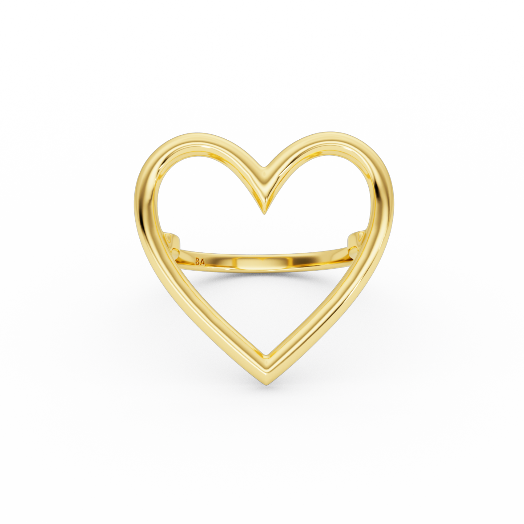 billion-avenue-heart-bague-c-ur-dor-e-taille-51 image 1