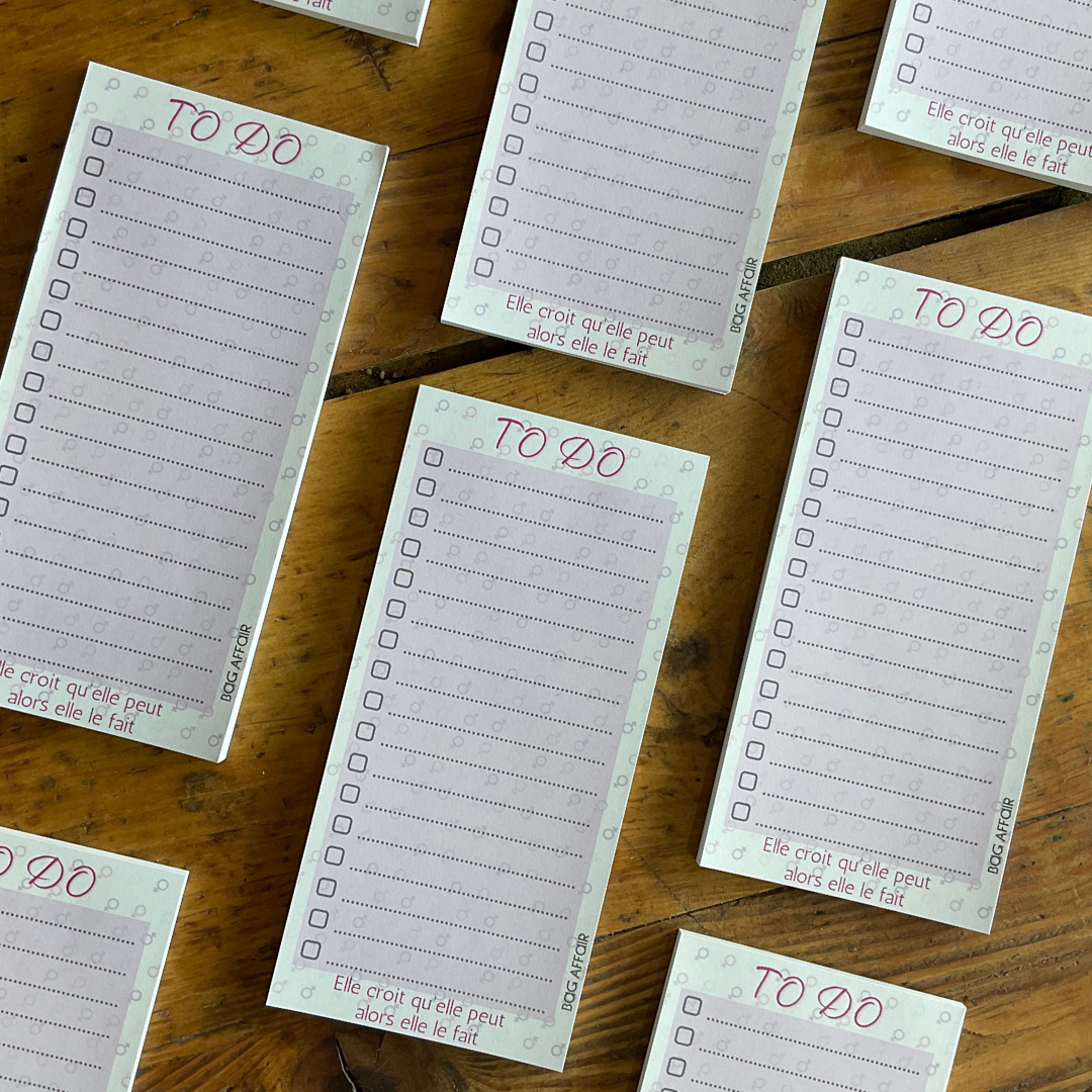 bag-affair-fournitures-de-bureau-to-do-list-papier-recycl-50-pages image 2