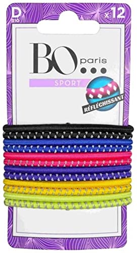 bo-paris-elastiques-sport-epais-fluo-queue-cheval image 1