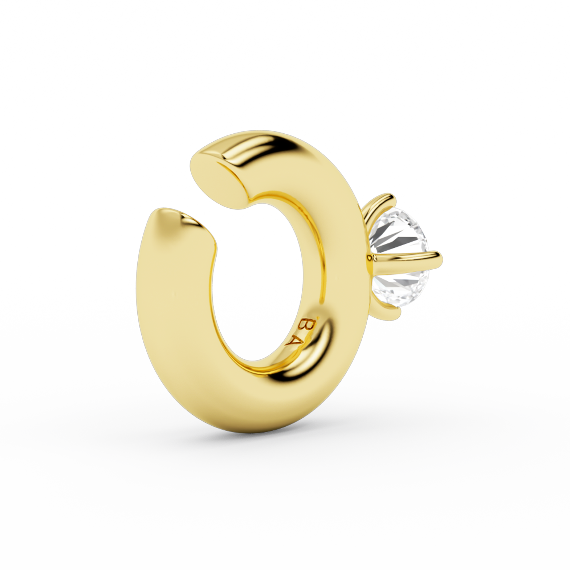 billion-avenue-kos-solitaire-chunky-earcuff-dor image 4