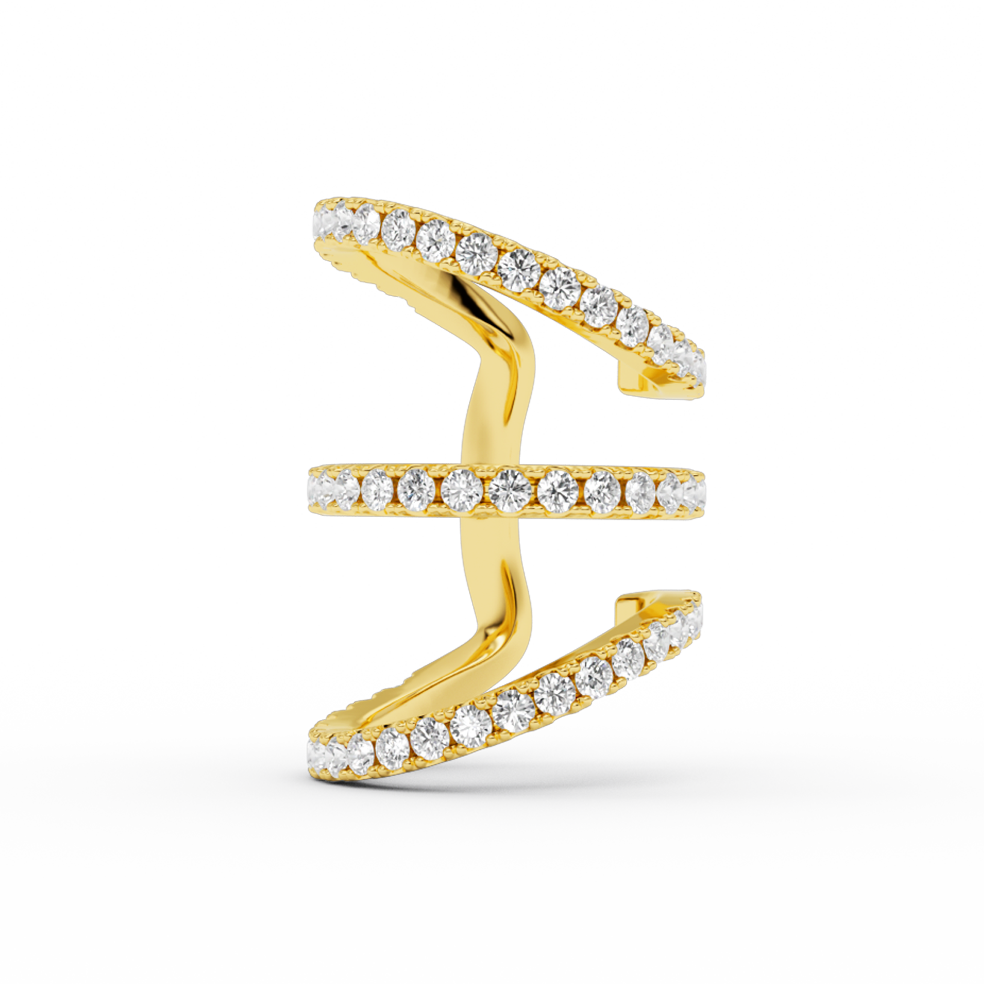 billion-avenue-trio-ivy-diamond-earcuff-dor-mono-zircon image 1