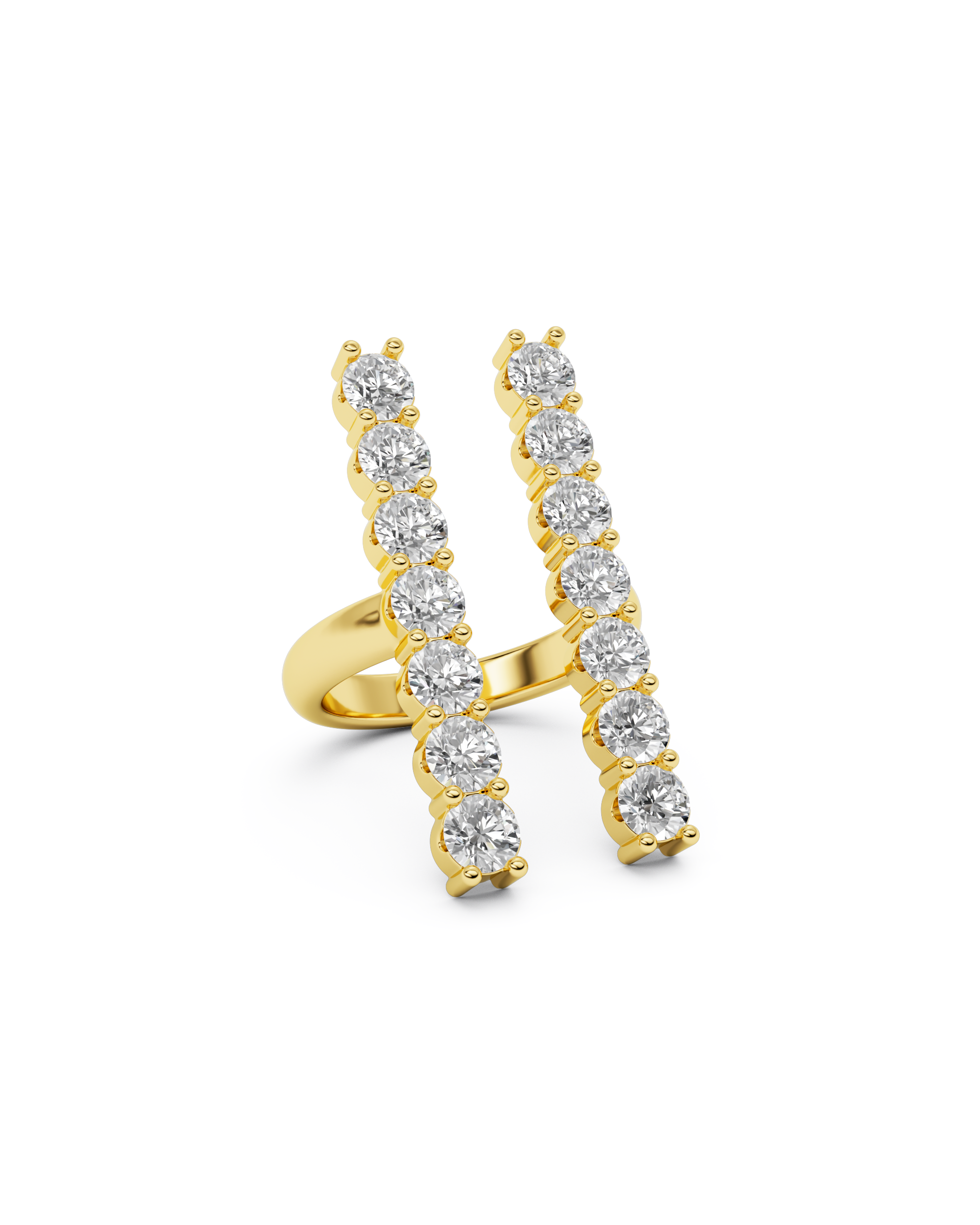 billion-avenue-iris-bague-ajustable-dor-zirconia image 2