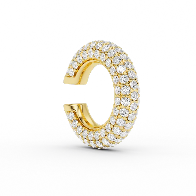 billion-avenue-chunky-kos-diamond-earcuff-manchette-dor-e-22mm image 1