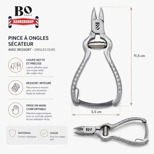 bo-paris-the-barber-shop-pince-ongles-s-cateur-inox-ongles-durs image 7