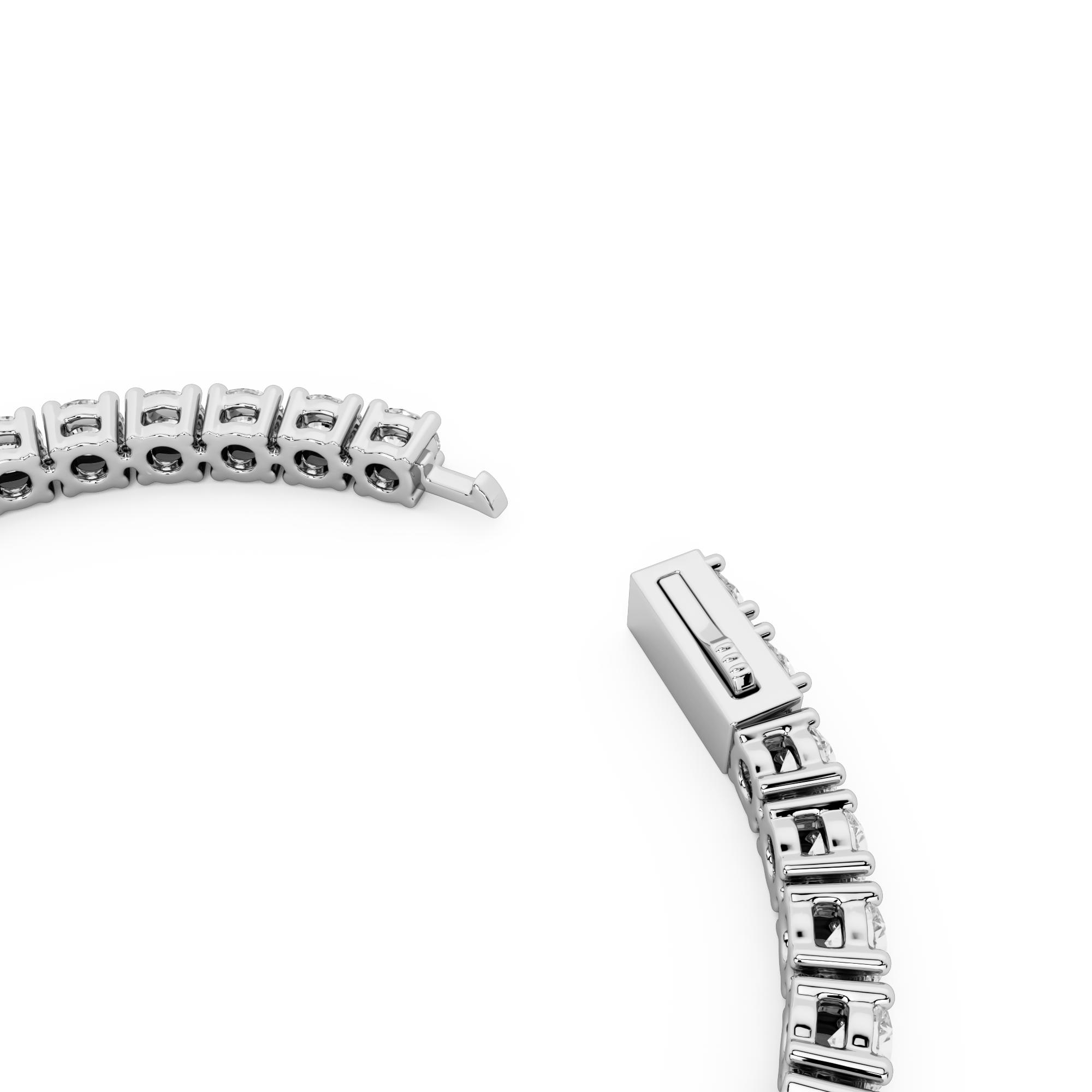 billion-avenue-tennis-diamond-bracelet-4mm-dor-17cm image 4
