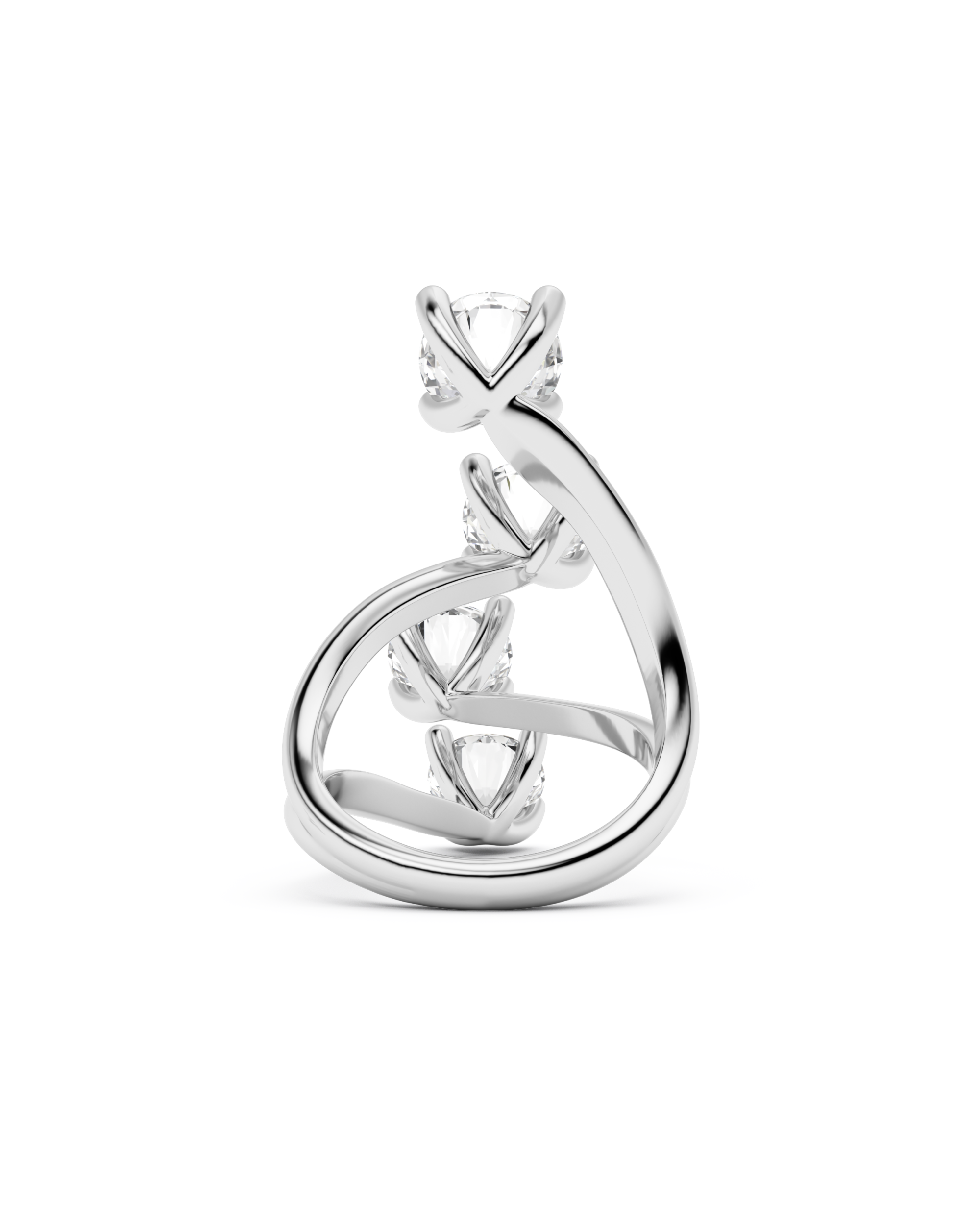 billion-avenue-quatro-diamond-bague-ajustable-dor-e-zirconia image 5