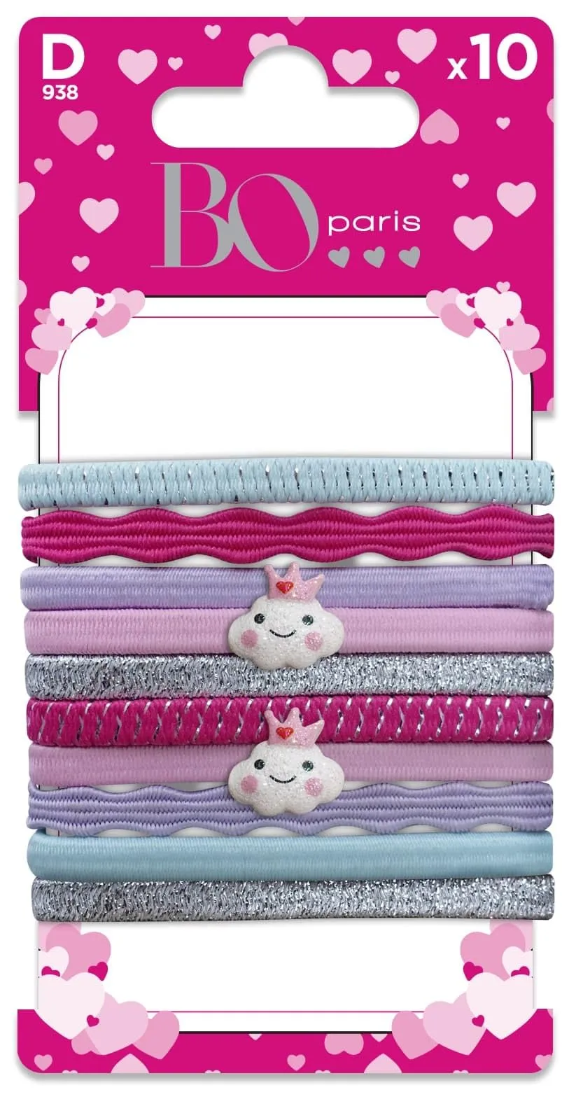 bo-paris-lastiques-fantaisie-lastique-cheveux-x10 image 1
