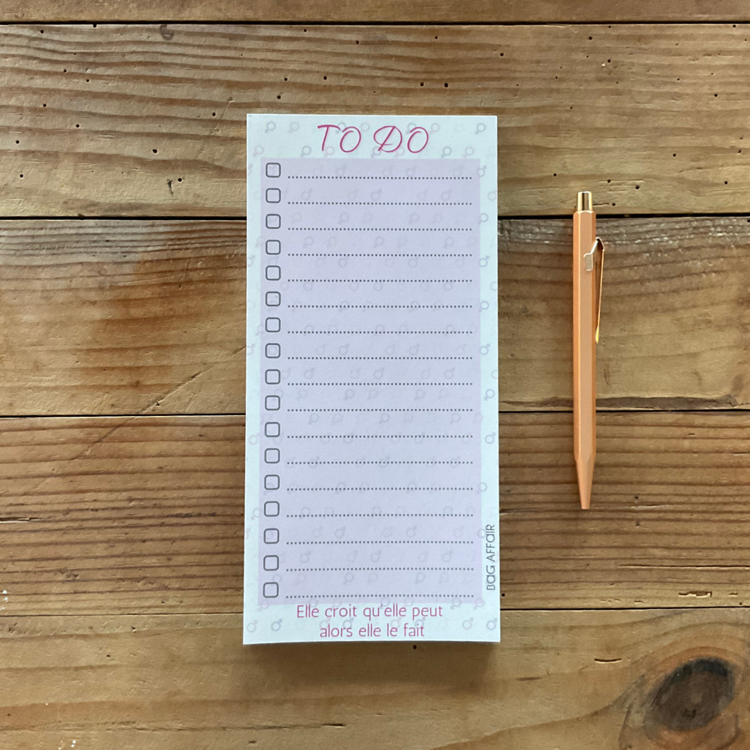 bag-affair-fournitures-de-bureau-to-do-list-papier-recycl-50-pages image 1