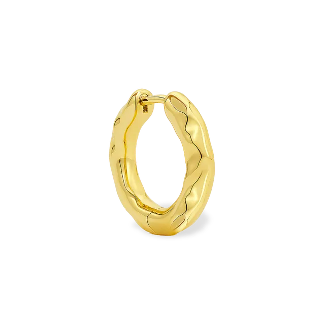 billion-avenue-kos-molten-boucle-doreille-doree-23mm image 1