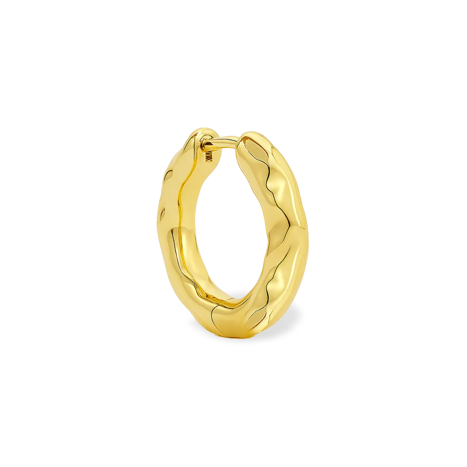 billion-avenue-kos-molten-boucle-doreille-doree-23mm image 1