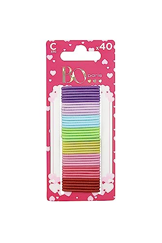 bo-paris-lot-40-petits-lastiques-color-s-cheveux image 2