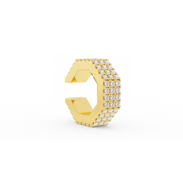 billion-avenue-edge-small-diamond-earcuff-dor-zirconia image 1