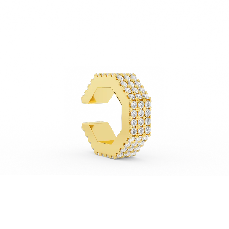 billion-avenue-edge-small-diamond-earcuff-dor-zirconia image 1
