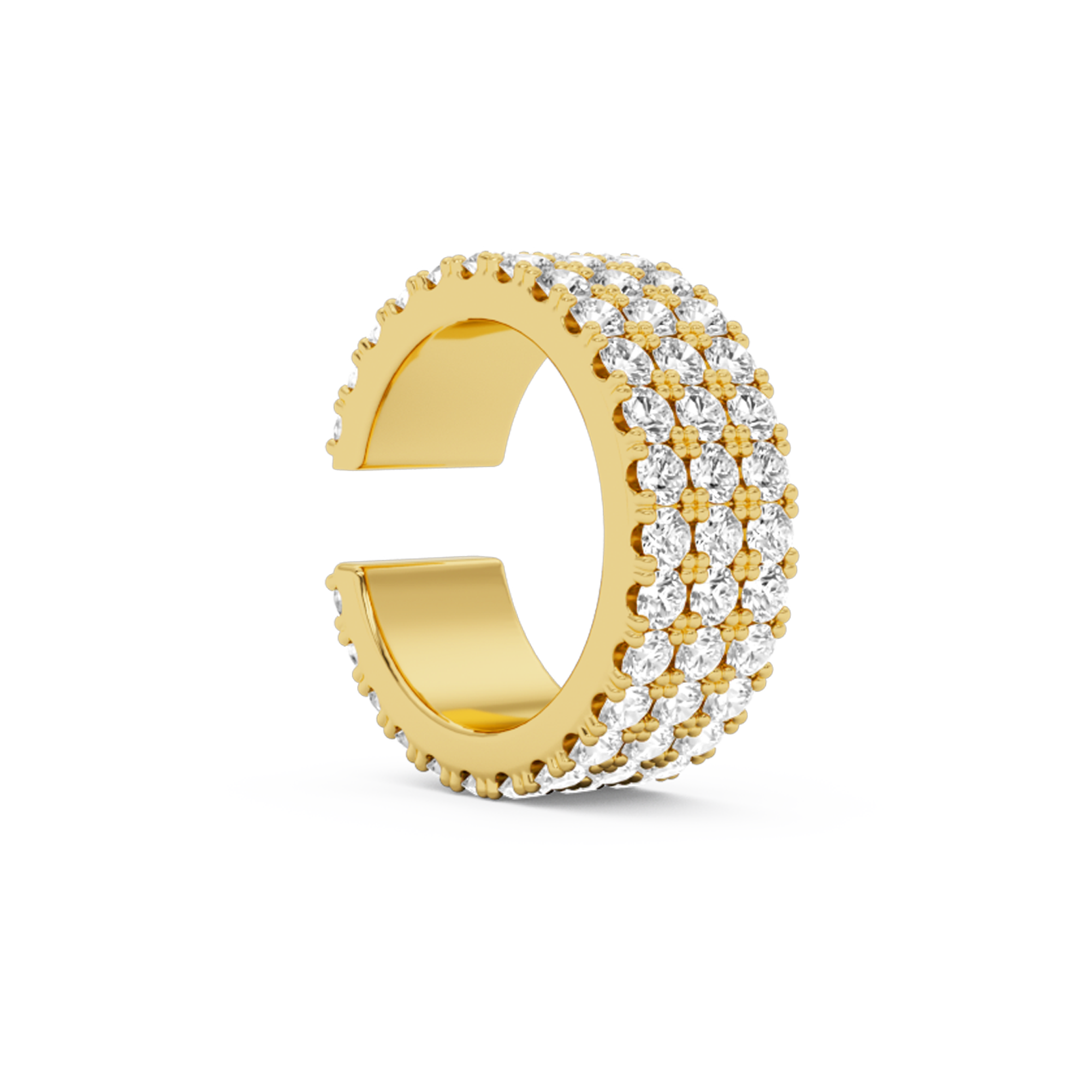billion-avenue-flat-diamond-earcuff-dor-1-pi-ce-sans-per-age image 1