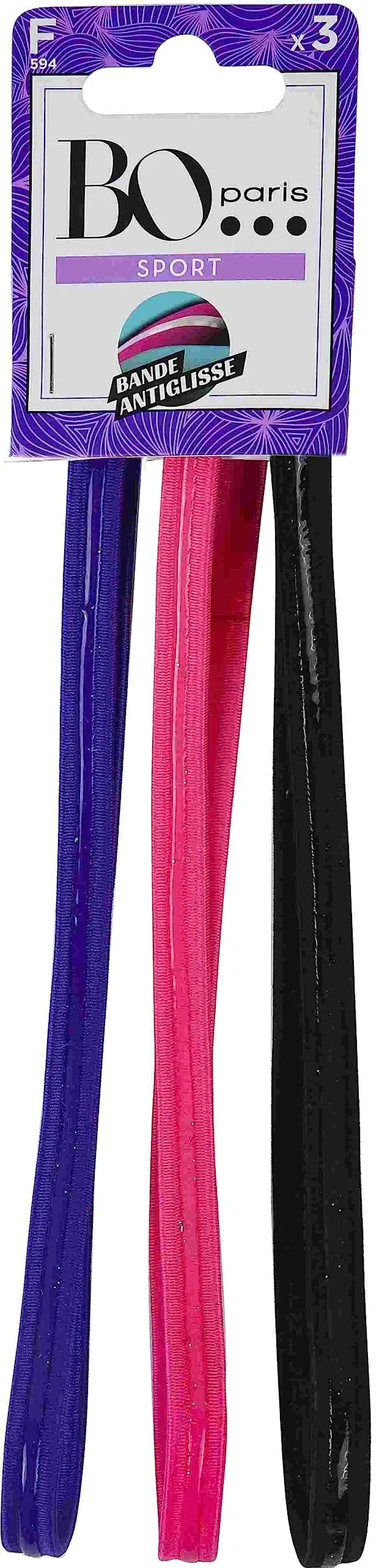 bo-paris-bande-silicone-bandeaux-cheveux-lot-de-3-anti-glisse image 1
