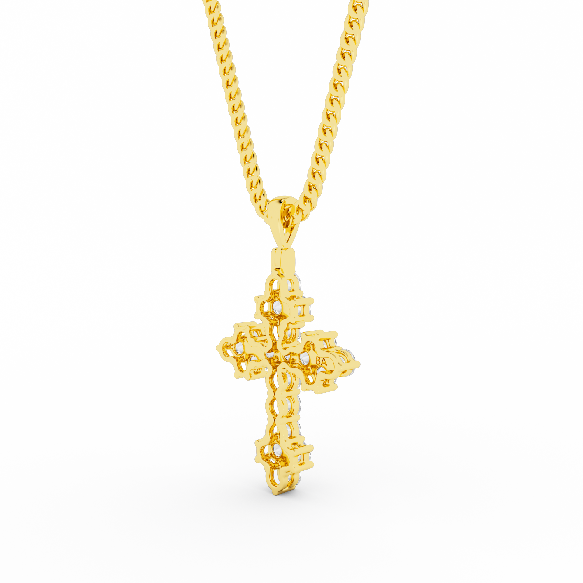 billion-avenue-ava-cross-collier-croix-dor-55-cm image 4