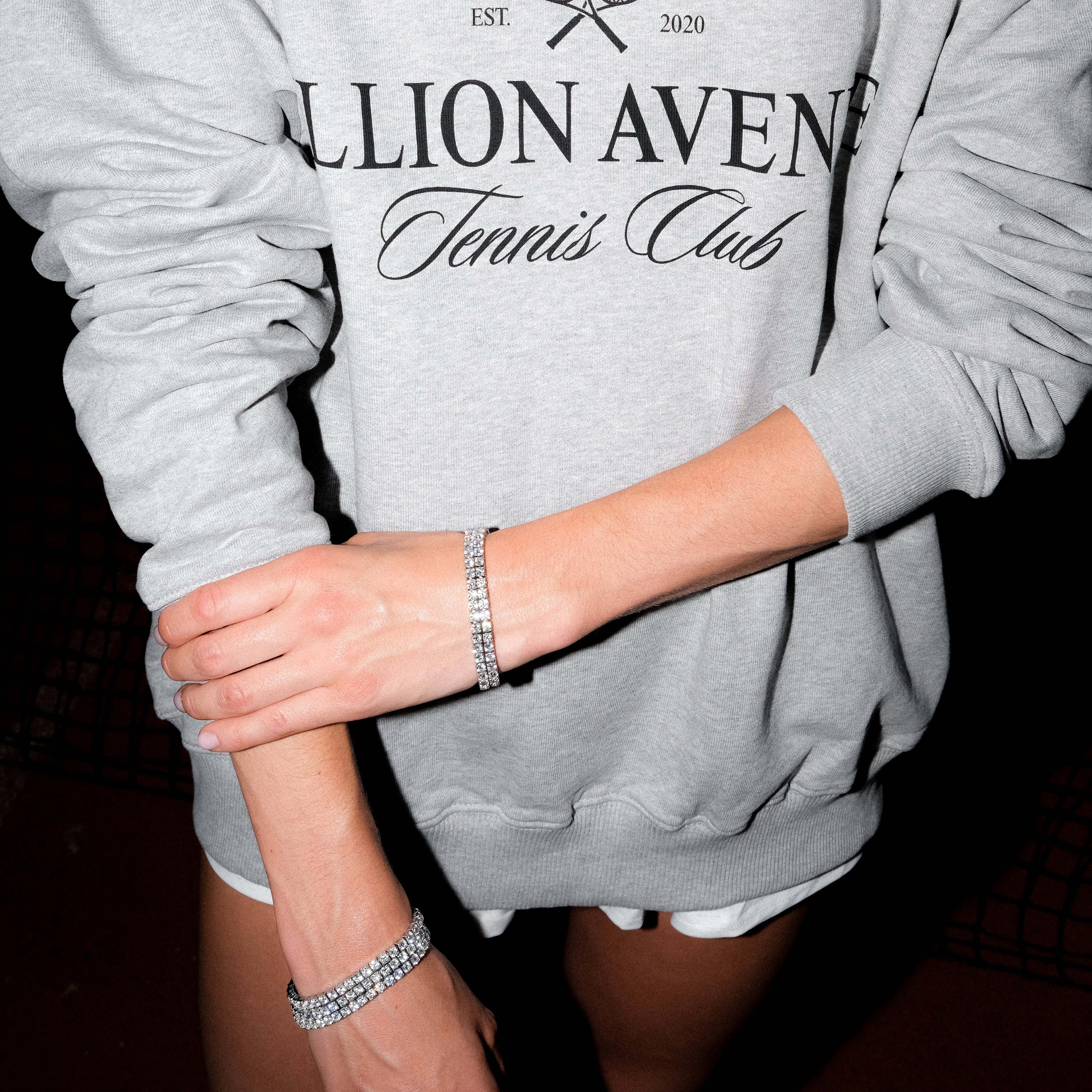 billion-avenue-tennis-diamond-bracelet-4mm-dor-17cm image 2