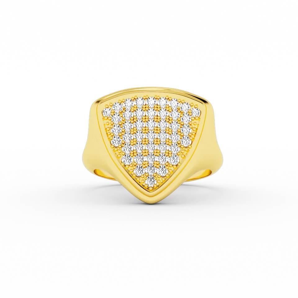 billion-avenue-triangle-signet-bague-dor-e-taille-54-5-zirconia image 1