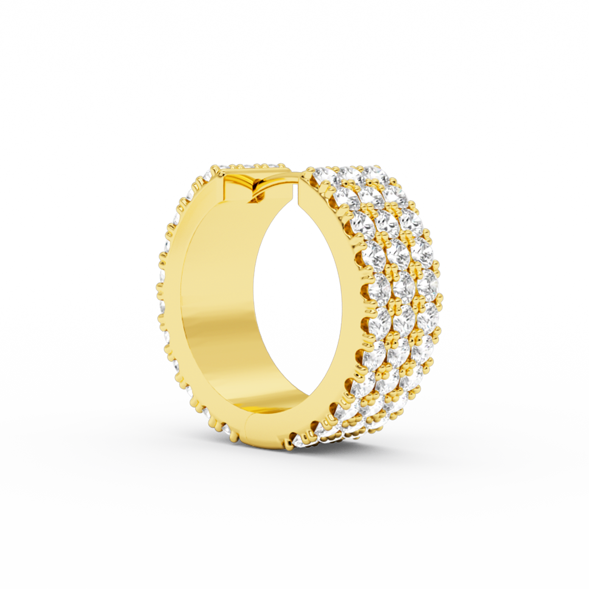 billion-avenue-flat-diamond-boucle-dor-e-strass-23-mm image 1