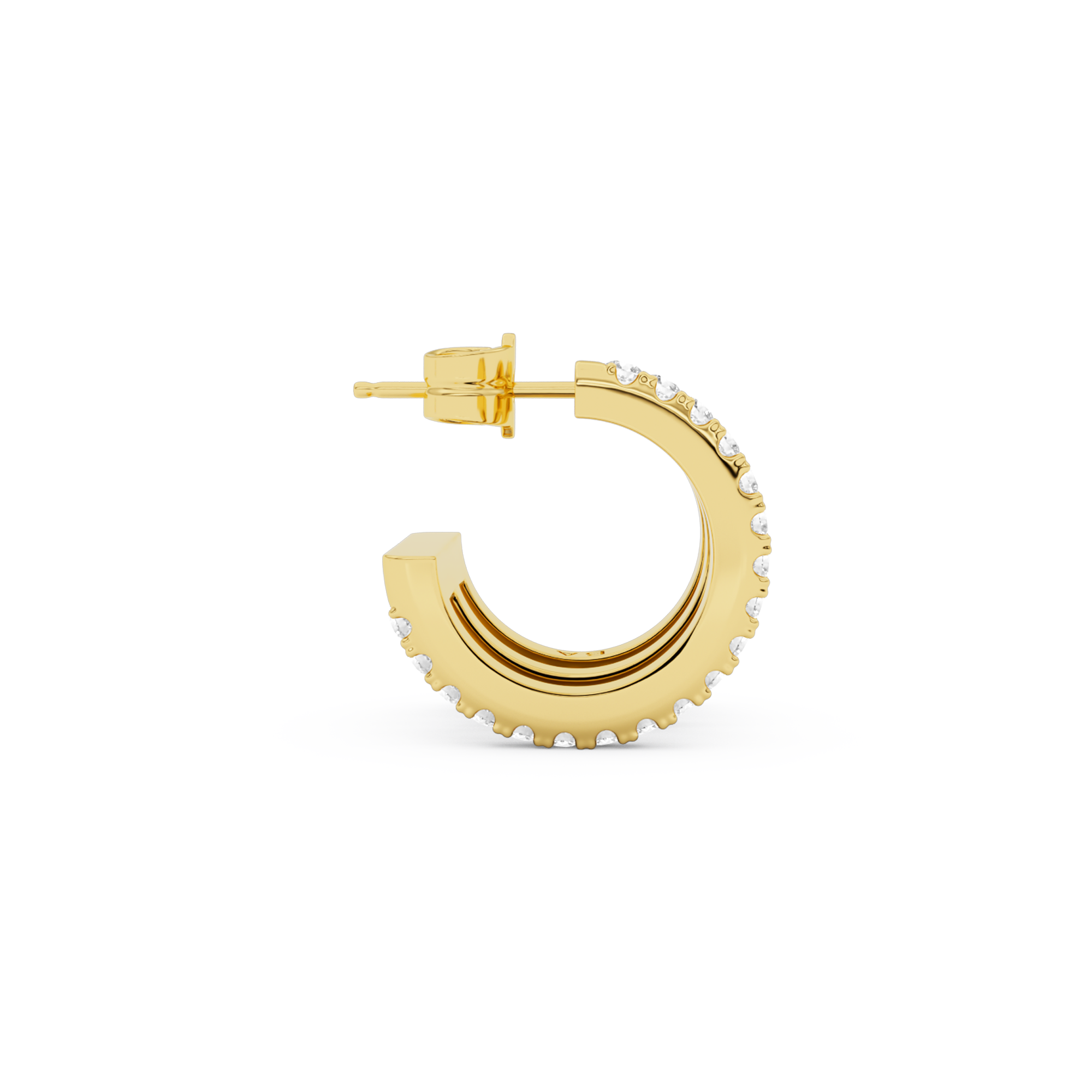 billion-avenue-trio-ivy-earstud-puce-oreille-dor-15mm image 3