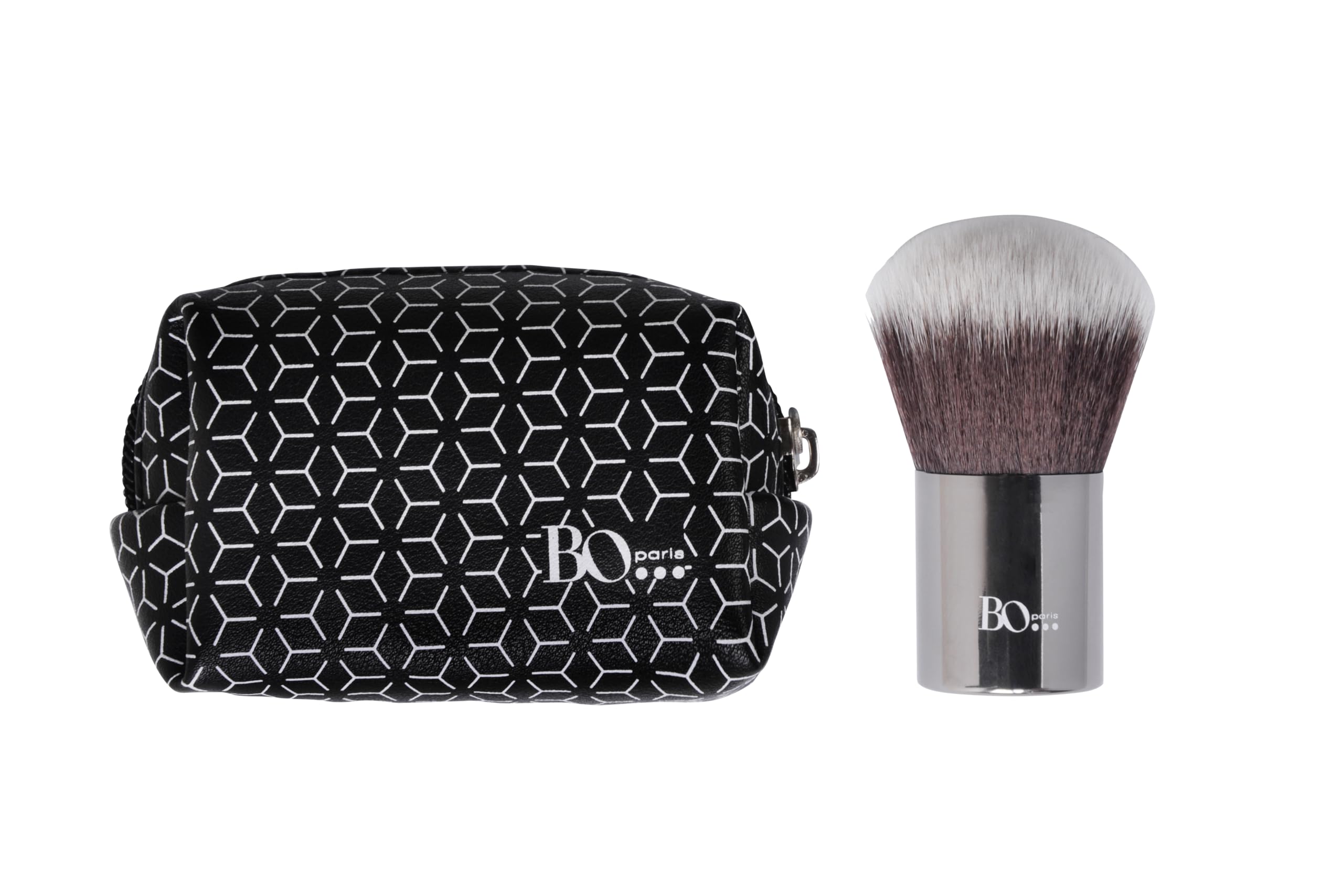 bo-paris-pinceau-kabuki-poudre-avec-trousse-noire image 1